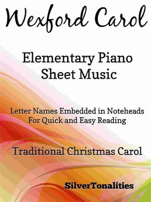 cover image of Wexford Carol Elementary Piano Sheet Music